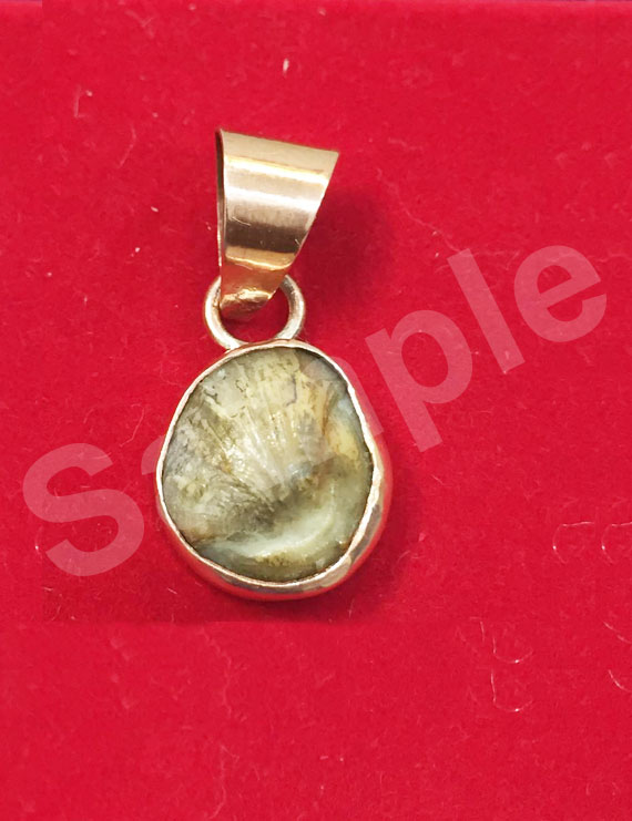 Machmani Stone, मकरधवज रत्न, मछ मणि, Muktamani Copper (Tamba) Pendant